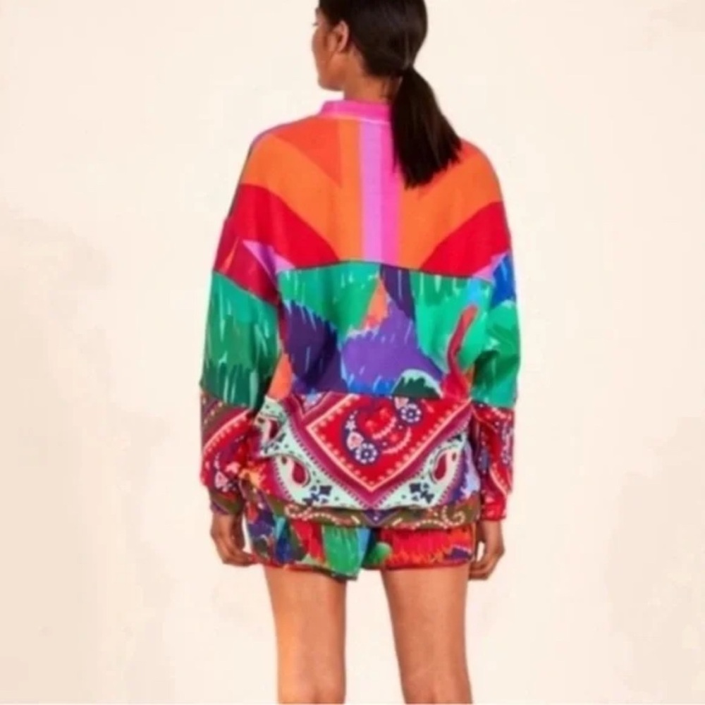FARM Rio Multicolor Crew Neck Sweatshirt - Picture 2 of 3